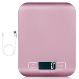 1 x RAW Customer Returns Delamiya Digital Kitchen Scales, 10kg 1g Kitchen Scales, USB Rechargeable Digital Kitchen Scales with LED Display and Tare Function, Multifunctional Food Scales for Baking and Cooking, Measuring - RRP €21.78