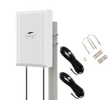 1 x RAW Customer Returns KASER 4G LTE 5G antenna outdoor Mimo directional antenna 698-2700 3300-3800 MHz Up to 12dBi gain compatible 5g 4g router N-SMA output with TS9 adapter Includes low-loss cable 10 meter -Model V3 - RRP €146.13