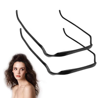 5 x Brand New ARONRAVE Curly Thick Hair Headband, 2 Hair Headband Square Shaped Invisible Hair Hoop Headband Accessories Fashion Hair Hoop Headband Accessories for Unisex Fashion Hair Accessories hei  - RRP €90.0