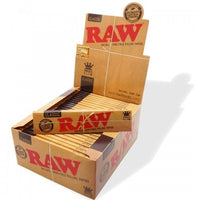 1 x RAW Customer Returns Raw Classic King Size Papers with 50 Packs, Brown - RRP €23.34