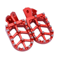 1 x RAW Customer Returns Repose-pieds For Moto CRF150F et CRF230F de 2003 2019 Rouge - RRP €33.99