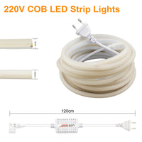 1 x RAW Customer Returns TTWAY COB LED Strip 220V 20m, LED Strip Waterproof Warm White, CRI 90, 10mm Wide, IP65 LED Strip 20m for Bedroom, Ceiling, Outdoor Decoration, 3000K - RRP €72.38