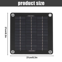 1 x RAW Customer Returns WIYETY 12V 10W Solar Charger Portable Solar Panel with Battery Clamps Cigarette Lighter Plug, Solar Module Trickle Charge, for Car, Motorcycle, Boat, RV, Truck - RRP €23.06