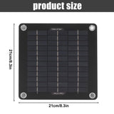 1 x RAW Customer Returns WIYETY 12V 10W Solar Charger Portable Solar Panel with Battery Clamps Cigarette Lighter Plug, Solar Module Trickle Charge, for Car, Motorcycle, Boat, RV, Truck - RRP €23.06