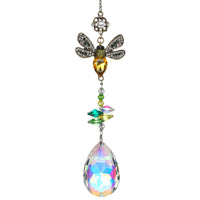 1 x Brand New Crystal Suncatcher,Apple Rhinestone Glass Rainbow Suncatcher Hanging,Glass Suncatcher Pendant for Window, Home, Garden - RRP €20.4