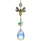 1 x Brand New Crystal Suncatcher,Apple Rhinestone Glass Rainbow Suncatcher Hanging,Glass Suncatcher Pendant for Window, Home, Garden - RRP €20.4