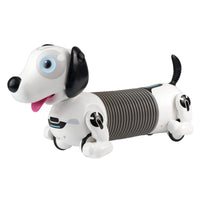 1 x RAW Customer Returns Silverlit YCOO 88586 ROBO DACKEL R by, remote-controlled robot dog, toy dog for children, reacts to movements, fetches his ball, follow me function, 35 cm, white, from 5 years - RRP €35.28