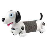 1 x RAW Customer Returns Silverlit YCOO 88586 ROBO DACKEL R by, remote controlled robot dog, toy dog for children, reacts to movements, gets his ball, follow me function, 35 cm, white, from 5 years - RRP €35.28