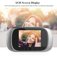 1 x RAW Customer Returns Splenssy Digital Door Peephole Viewer with 2.8 Inch LCD Screen, Support Night Vision Photo Shooting, Digital Door Video Surveillance for Home Security Silver  - RRP €41.99