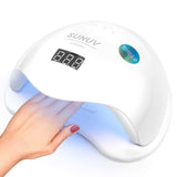 1 x RAW Customer Returns UV LED Nail Dryer Lamp, SUNUV 48W Professional Manicure and Pedicure Lamp with Automatic Sensor, White - RRP €59.99