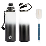 1 x RAW Customer Returns Fjbottle Stainless Steel Sports Drinking Bottle with Magnetic Lid 1L, 800ml, 600ml, 400ml BPA-Free Leak-Proof Children s Bottle - Suitable for Carbonated Drinks 1500ML Thermo Water Bottle for School, Fitness - RRP €23.99