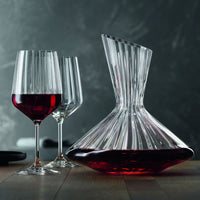 1 x RAW Customer Returns Spiegelau 3-piece decanter set 1x decanter 2.9 l , 2x wine glass 630 ml , crystal glass, LifeStyle, 4450193 - RRP €50.32