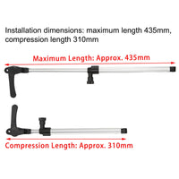 1 x RAW Customer Returns Caravan Window Support Bar, 2pcs Caravan Window Braces, 310-435mm Aluminum Alloy Telescopic Caravan Window Arms for RV Motorhome Trailer - RRP €29.67