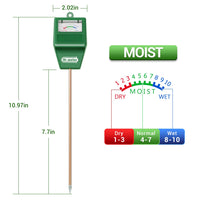 1 x RAW Customer Returns Dr.meter Plant Moisture Meter, Soil Moisture Meter Soil Moisture Meter Soil Tester for Horticulture Farm Lawn Care, No Batteries Required - RRP €8.99