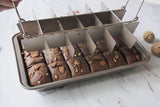 1 x RAW Customer Returns Brownie baking mold baking tray brownie tray cake mold with dividers size 31 x 20 x 4.9 cm - RRP €18.98