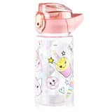 1 x RAW Customer Returns flintronic 500ml children s water bottle, children s drinking bottle with straw, BPA-free children s water bottles, sports water bottle with leak-proof flip-top lid for girls and boys, pink - RRP €9.98