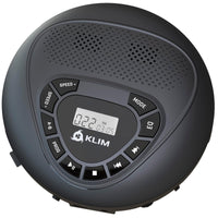 1 x RAW Customer Returns KLIM Speaker CD player with speaker Bluetooth Rechargeable battery Portable CD player with headphones SD card AUX Ideal car CD player Portable CD player with speaker - RRP €59.97