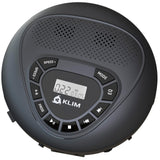 1 x RAW Customer Returns KLIM Speaker CD player with speaker Bluetooth Rechargeable battery Portable CD player with headphones SD card AUX Ideal car CD player Portable CD player with speaker - RRP €59.97