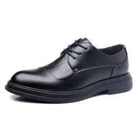 1 x RAW Customer Returns Aro Lora Elegant Men s Ceremony Shoes Derby Lace-ups Lifting Shoe with Formal Heel Wedding Black 43 EU - RRP €58.8