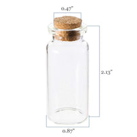 1 x RAW Customer Returns Kingrol 100pcs 10ml Mini Cork Stopper Glass Bottles, Wishing Bottles, Small Test Tube with Cork Mini Glass Bottles Jars Spice Jars Set for Wedding Favors Party Decoration - RRP €21.32