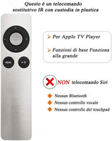 1 x RAW Customer Returns Replacement remote control for APPLE TV MC377LL A 1a 2a 3a 4G, A1294 A1218 MA711 A1378 MC572 A1427 MD199 A1625 MGY52 MLNC2 A1842 MQD2 2 MP7P. 2 Apple TV MC377LL A MM4T2AM A - RRP €21.6