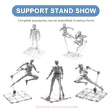 1 x RAW Customer Returns XISTEST Figure Stand, Action Figure Stand, Action Figure Stand Figure Holder Action Figure Stand Stand with 1 Piece Screwdriver, Clear 5PCS  - RRP €18.14