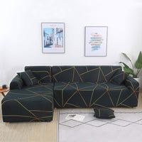 1 x RAW Customer Returns Mingfuxin Sofa Slipcovers, Elastic Stretch Sofa Covers Throws, Sectional Sofa Covers Corner Sofa Slipcover Furniture Protector with 2 Pieces Pillowcase for 3 Seater 3 Seater L-shaped Sofa - RRP €58.99