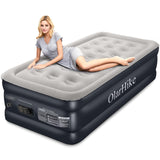 1 x RAW Customer Returns OlarHike Air Bed 1 Person with Built-in Electric Pump, Self-Inflating Air Mattress, Premium Single Bed Guest Bed, Inflatable Mattress for Camping or Home Use - 198 x 102 x 46 cm - RRP €67.36