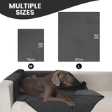 1 x RAW Customer Returns PETTOM Waterproof Dog Blanket 152x127cm , Soft Dog Blanket for Large and Small Dogs, Protective Blanket for Sofa, Bed, Car Seat, Furniture - Washable at 30 C L, Grey  - RRP €29.11