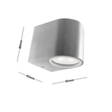 14 x Brand New Evolution 4W downlight LED outdoor light Wall light aluminum New York 1-way IP54 incl. bulb Wall lamp in warm white for indoor and outdoor use - RRP €251.86