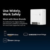 1 x RAW Customer Returns SONOFF ZBMINI ZigBee DIY Smart Switch, Connects with the Zigbee or SmartThings Hub to Control All Connected Devices via the SmartThing App, Zigbee Protocol, Zigbee Hub Required ZBMINI 4PCS  - RRP €45.89