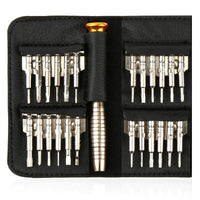 1 x RAW Customer Returns H S precision mechanic tool set - mini screwdriver for watchmakers, mobile phones, PC, PS4 or RC - electric screwdriver precision mechanics repair set small compact - watchmaker tool set - bit set - RRP €6.04