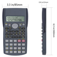 1 x RAW Customer Returns Helect Two-line Scientific Calculator, Suitable for School and Work, Black - RRP €11.33