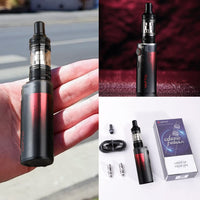 1 x RAW Customer Returns VAPTIO Cosmo Nebula Kit Electronic Cigarette 1500mAh 25W Starter Kit with 2.0ml Top Filling Tank, 2pcs Cosmo Mesh Coil, No E-Liquid No Nicotine Red  - RRP €32.99