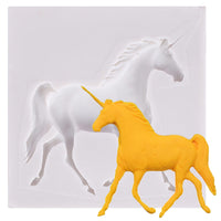 1 x RAW Customer Returns Unicorn Silicone Mold Horse Shape Fondant Silicone Mold 3D Pegasus Silicone Mold Horse Candy Molds Diy Cake Mold Chocolate Fondant Decoration Soap Clay Molds Die Tools Cake Moulds - RRP €10.33