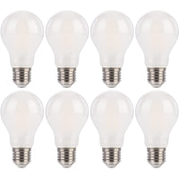 1 x RAW Customer Returns FLSNT Dimmable E27 LED Warm White, A60 LED Filament Edison Light Bulb Vintage, 7W Replaces 60W , 900LM High Brightness LED Bulb E27, 2700K Warm White, 8 Pack - RRP €40.33