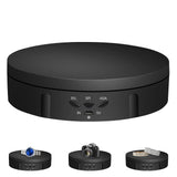 1 x RAW Customer Returns Napacoh Electric Turntable, Electric 360 Degree Turntable for Photography, Automatic Rotating Platform, Perfect for 360 Degree Images, Product Display, Jewelry Watch Holder Black - RRP €20.16