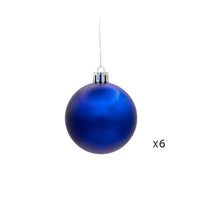 1 x Brand New Christmas Tree Balls - Christmas Decorations, Small Christmas Balls Diameter 6cm - Special Christmas Decorations - Christmas Decorations For Tree - 24 Blue Balls For Christmas Decorations - RRP €20.16