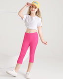 1 x RAW Customer Returns Adorel Girls Leggings Capri Summer Short Pants Capri Pants Shorts 3-Pack Blue Pink Dark Blue 134-140 Manufacturer Size 140  - RRP €22.26