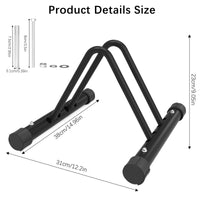 1 x RAW Customer Returns Wyxron Bicycle Stand Floor, DIY Bicycle Holder Professional Bicycle Mount Steel Bicycle Stand With Distance Adjustment Multi-Link Splice, for Mountain Bike Road Bike MTB 1P  - RRP €29.99