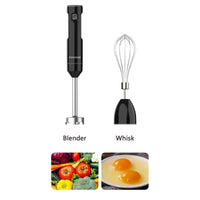 1 x RAW Customer Returns POYOCOM Cordless Hand Blender, Cordless Stick Blender with TYPE-C Cable, Whisk for Smoothies, Milkshakes, Hummus and Soups - Black - RRP €59.99