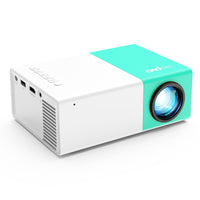 1 x RAW Customer Returns Mini Projector, wepvo Projector Portable Projector Support 1080P 200 Portable HD Movie Projector, Outdoor Projector for Home Theater, Compatible with Smartphone Tablet Laptop TV Stick PS4 USB Drive - RRP €69.99