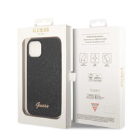 1 x RAW Customer Returns Guess Glitter Flakes compatible with iPhone 14 and compatible with iPhone 13 case - Black GUHCP14SHGGSHK - RRP €32.9