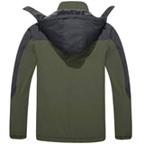 1 x RAW Customer Returns KEFITEVD Men s Wool Waterproof Jackets Waterproof Ski Coats Warm Winter Thermal Outdoor Coats,Army Green,L - RRP €84.98