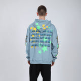 1 x Brand New NAGRI Kid Cudi Entergalactic Hooded Sweatshirts Blue,M - RRP €39.99