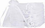 1 x RAW Customer Returns MAOOY Organza Bags 17 x 23 cm White 100 Pieces Organza Bags for Filling Small Organza Bags Jewelry Bags Bags for Guest Gifts Wedding Christmas Gift Bags Grape Protection Bags - RRP €18.19