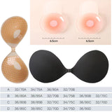 3 x Brand New LIBAIJIAAZQH Invisible Bra, Push Up Invisible Bra, 2 Packs Adhesive Bra and 1 Pairs Adhesive Nipple Covers Push Up Washable and Reusable Strapless Bra for All Types of Clothing - RRP €64.8