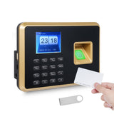 1 x RAW Customer Returns Bisofice A2 Employee Time and Attendance Stamping Machine, Attendance Tracker with Fingerprint Scanning and RFID Password, Time Card Punch Machine with Voice Prompt, 2.4 Display, Italian - RRP €59.99