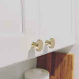 1 x RAW Customer Returns goldenwarm 10 pieces cabinet knobs gold furniture knobs gold handles gold doorknob stainless steel drawer knobs vintage LS5310GD furniture knobs vintage cabinet handles vintage - RRP €20.99