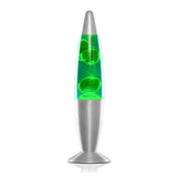 1 x RAW Customer Returns InnovaGoods - Relaxing LED Lava Lamp 25W, Calming Hypnotic Effect, Vintage Decorative for Bedroom, Living Room, Office, Spare Bulb Included, Green, Glass - RRP €18.45